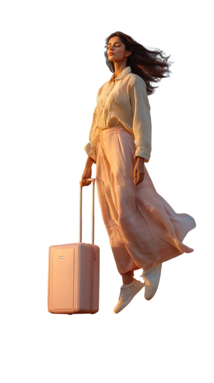 Levitating Model Vinyl Car Decal Sticker – Waterproof & UV-Resistant 