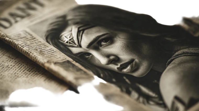 Wonder Woman Photo Vinyl Car Decal Sticker – Waterproof & UV-Resistant 