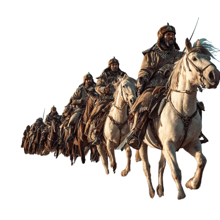 Ancient Russian Heroes Vinyl Car Decal Sticker – Waterproof & UV-Resistant 