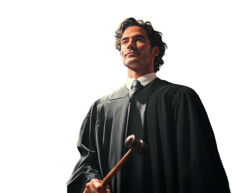 Latino Lawyer Portrait Vinyl Car Decal Sticker – Waterproof & UV-Resistant 