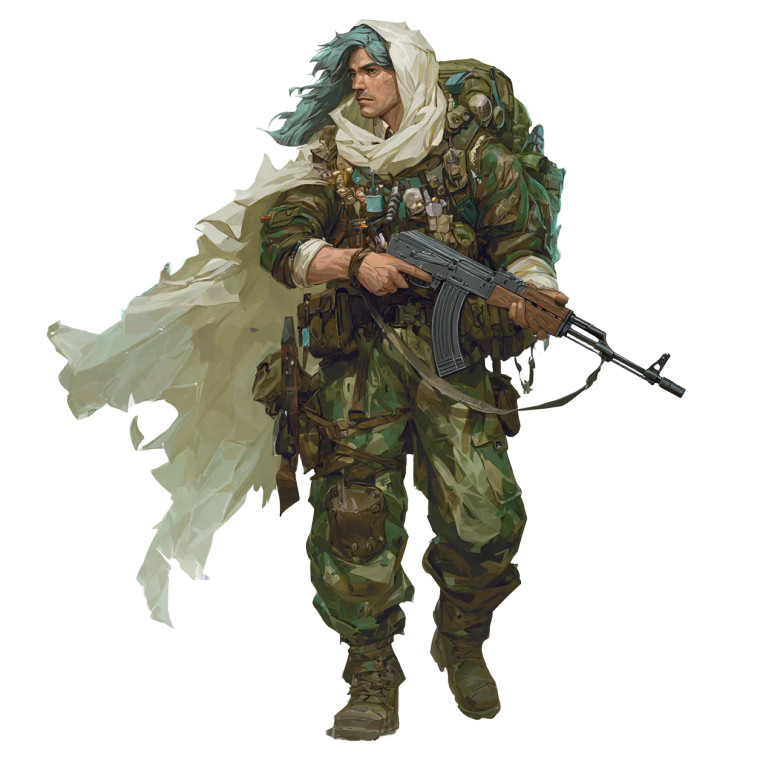 Fantasy Soviet Soldier Vinyl Car Decal Sticker – Waterproof & UV-Resistant 