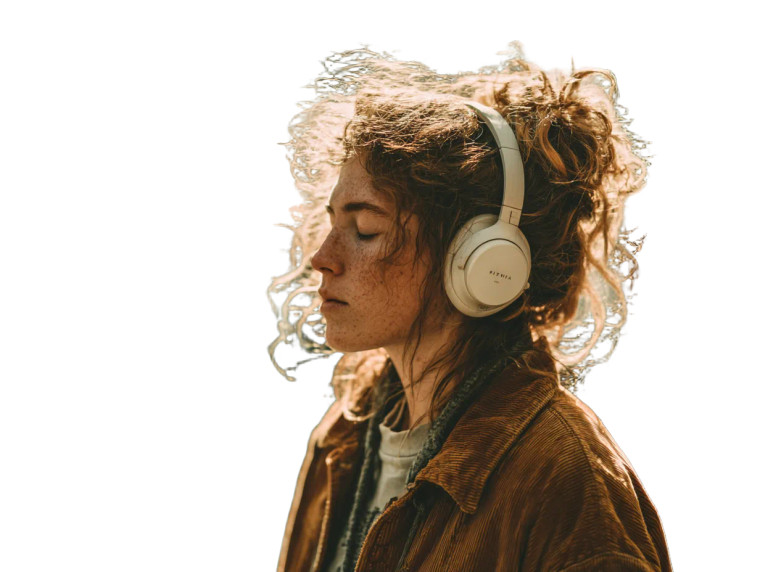 Serene Profile Portrait Vinyl Car Decal Sticker – Waterproof & UV-Resistant 