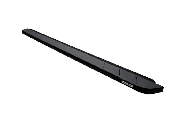 Go Rhino Running Board 63404787PC RB10; Textured; Black; Galvanized Steel; Unlighted; Rocker Panel Mount; Without Drop Down Step
