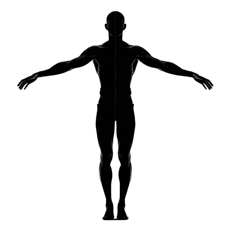 Human Silhouette V3 Vinyl Car Decal Sticker – Waterproof & UV-Resistant 