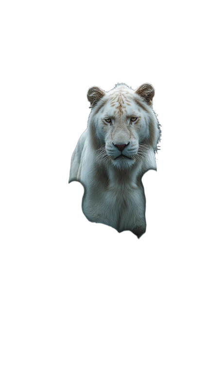 Proud White Tiger V2 Vinyl Car Decal Sticker – Waterproof & UV-Resistant 