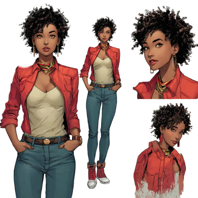 Misty Knight Casual Vinyl Car Decal Sticker – Waterproof & UV-Resistant 
