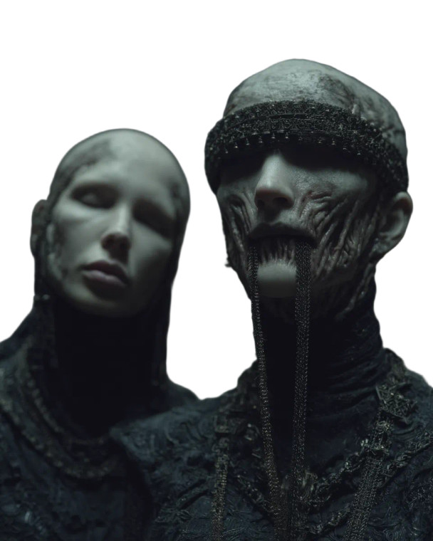 Surreal Baroque Figures V3 Vinyl Car Decal Sticker – Waterproof & UV-Resistant 