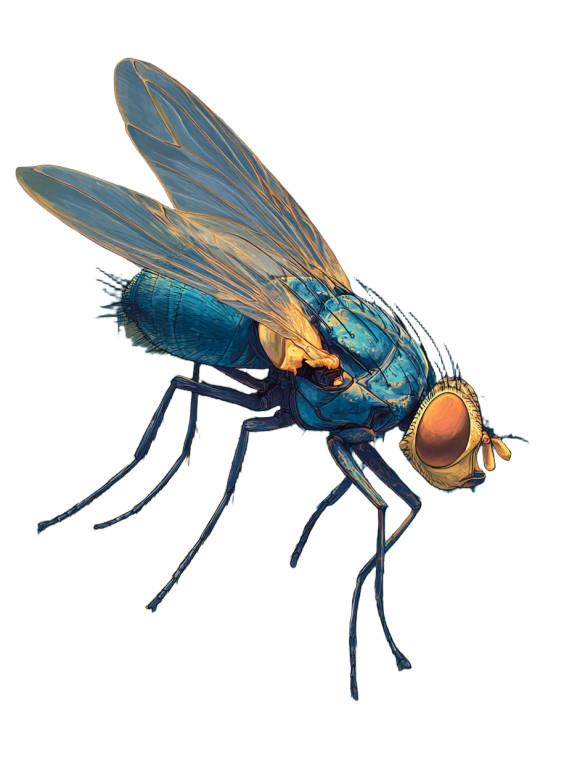 Cochliomyia Attack Vinyl Car Decal Sticker – Waterproof & UV-Resistant 
