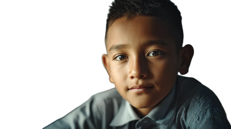 Nepali Schoolboy Portrait Vinyl Car Decal Sticker – Waterproof & UV-Resistant 