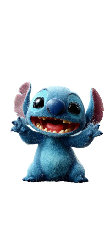 Stitch Smiling Vinyl Car Decal Sticker – Waterproof & UV-Resistant 