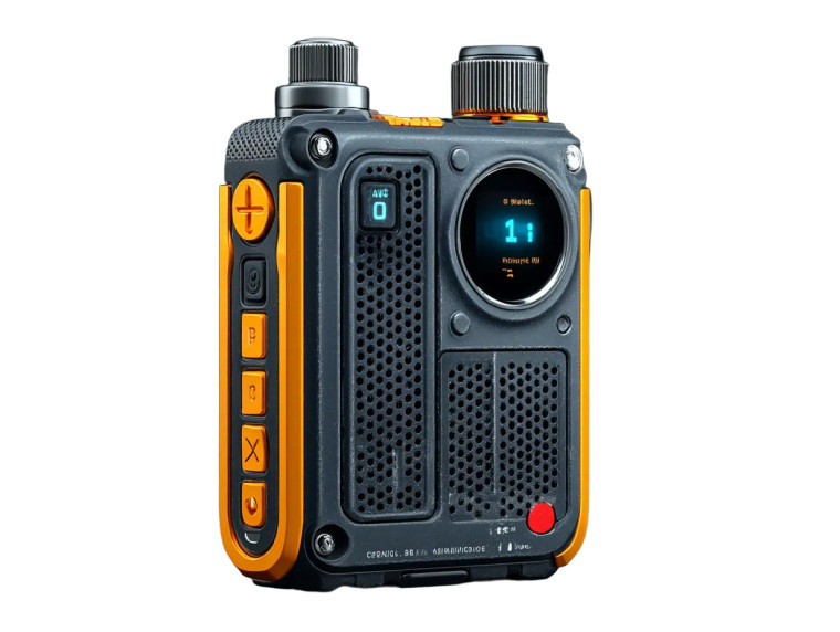 Futuristic Walkie-Talkie Vinyl Car Decal Sticker – Waterproof & UV-Resistant 