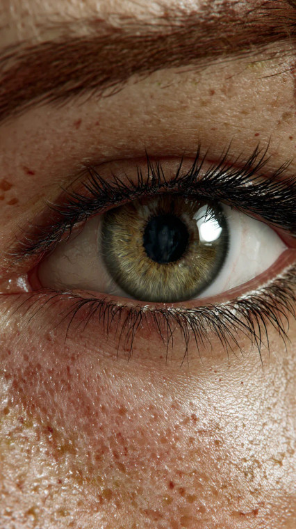 Intense Eye Close-Up Vinyl Car Decal Sticker – Waterproof & UV-Resistant 