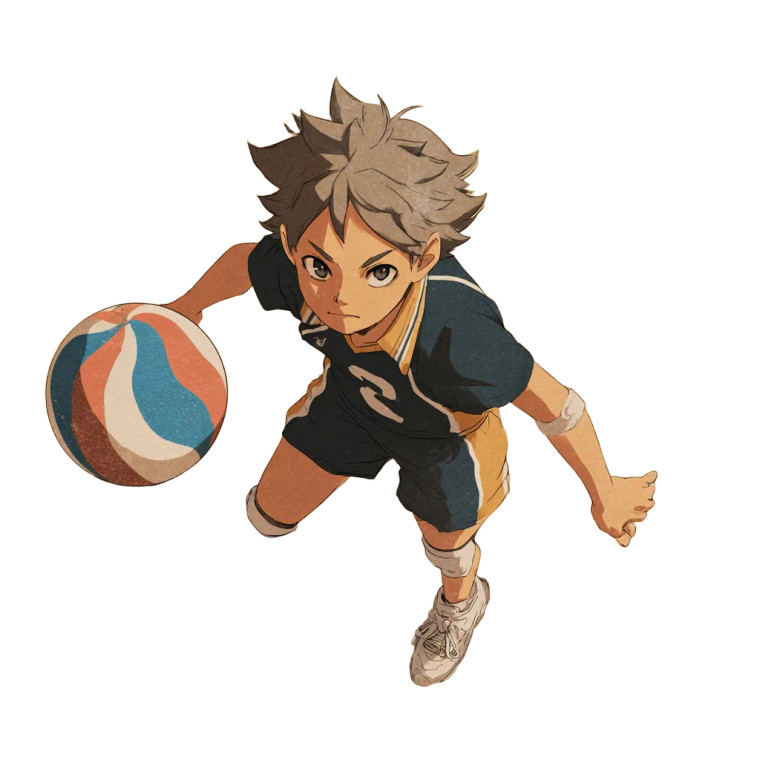 Volleyball Boy Vinyl Car Decal Sticker – Waterproof & UV-Resistant 