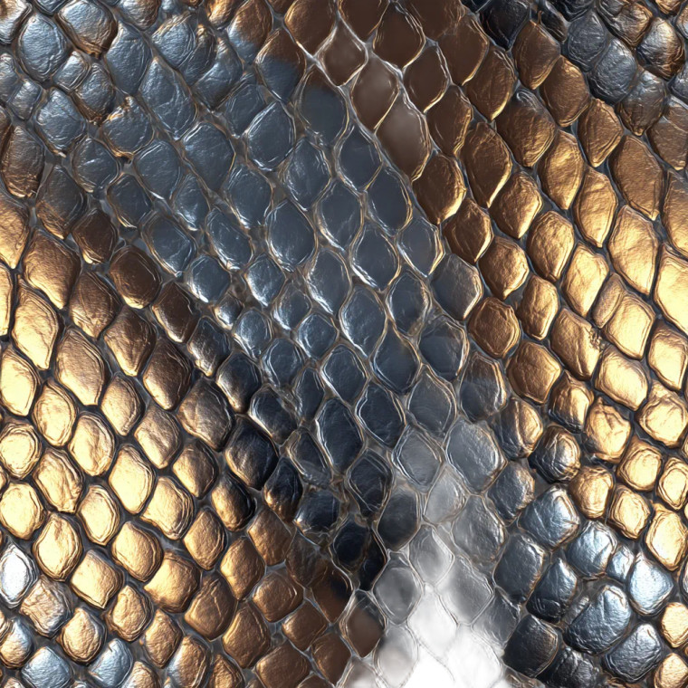 Shiny Snake Skin Vinyl Car Decal Sticker – Waterproof & UV-Resistant 