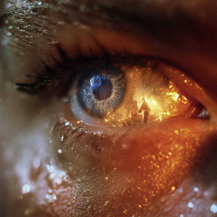 Terror-Stricken Eye Vinyl Car Decal Sticker – Waterproof & UV-Resistant 