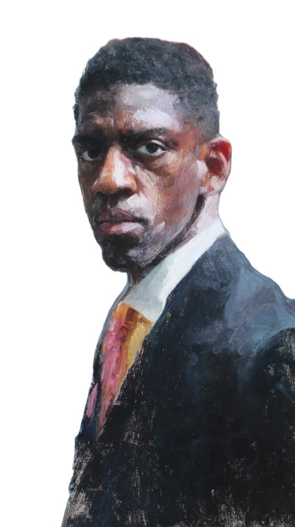 Businessman Portrait V9 Vinyl Car Decal Sticker – Waterproof & UV-Resistant 