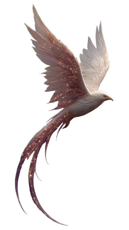 Ethereal Phoenix V2 Vinyl Car Decal Sticker – Waterproof & UV-Resistant 