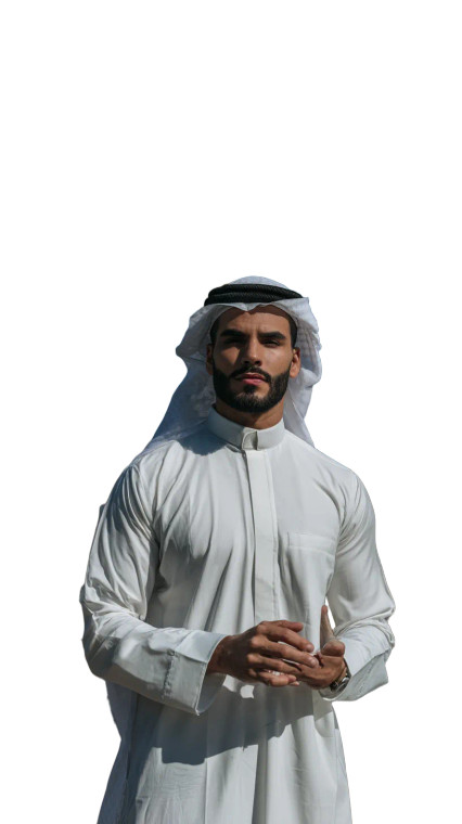 Kuwaiti Content Creator Vinyl Car Decal Sticker – Waterproof & UV-Resistant 