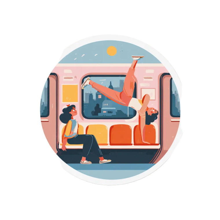 Subway Sticker Design Vinyl Car Decal Sticker – Waterproof & UV-Resistant 