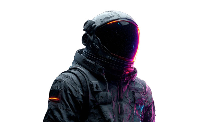 Astronaut V2 Vinyl Car Decal Sticker – Waterproof & UV-Resistant 