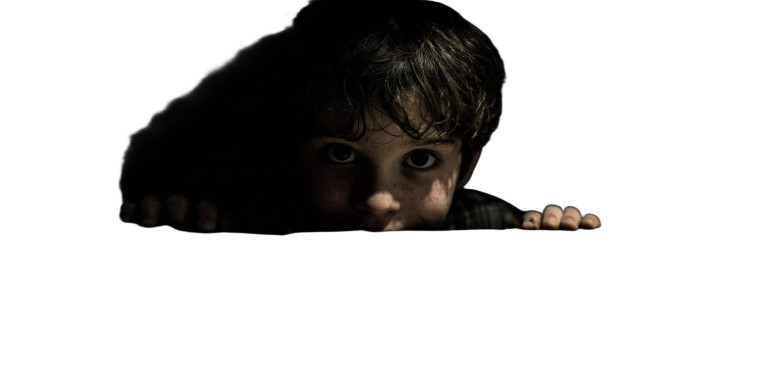 Creepy Boy Peeking Vinyl Car Decal Sticker – Waterproof & UV-Resistant 