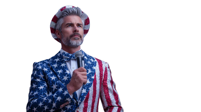 Patriotic Speaker Vinyl Car Decal Sticker – Waterproof & UV-Resistant 