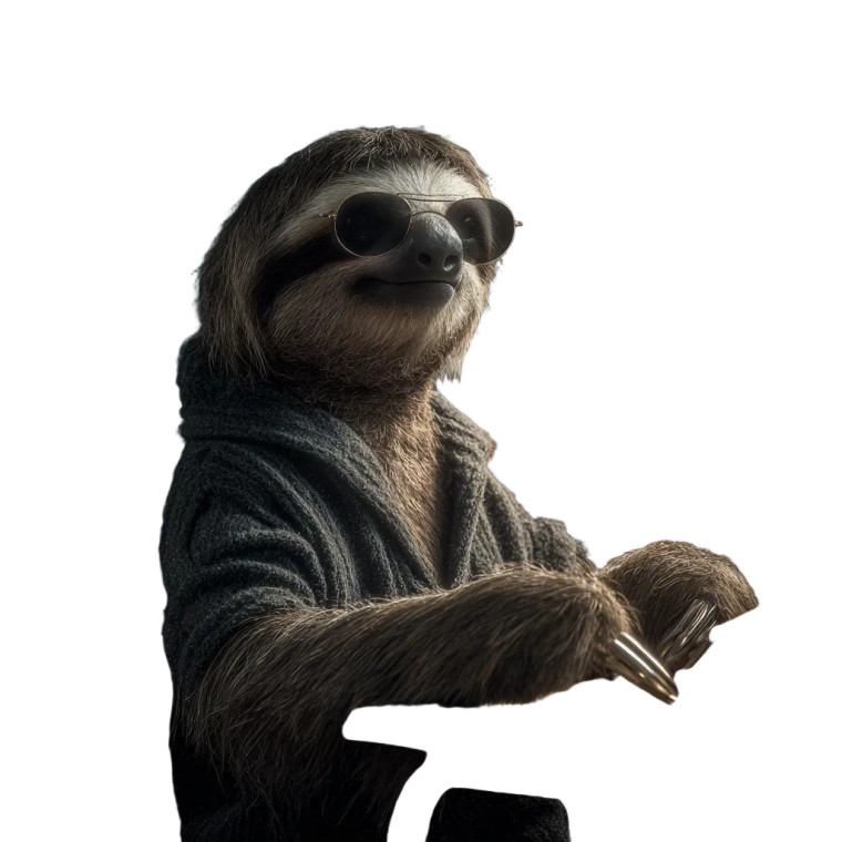 Cool School Sloth Vinyl Car Decal Sticker – Waterproof & UV-Resistant 