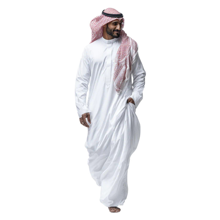 Emirati Man Traditional Vinyl Car Decal Sticker – Waterproof & UV-Resistant 