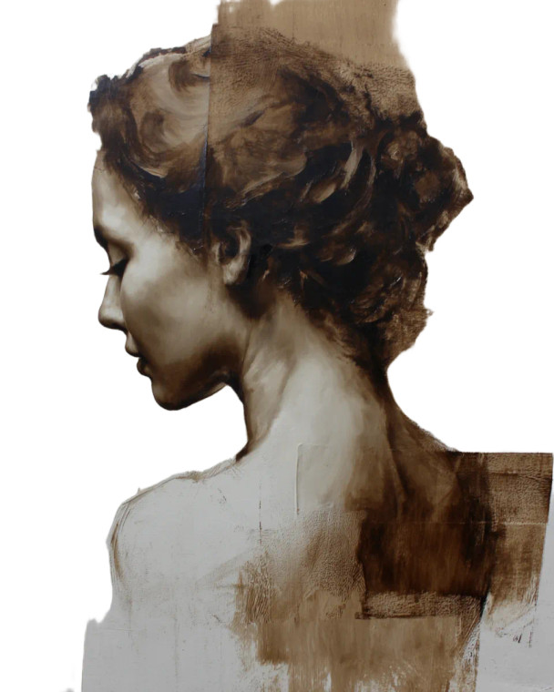 Grisaille Female Back Vinyl Car Decal Sticker – Waterproof & UV-Resistant 