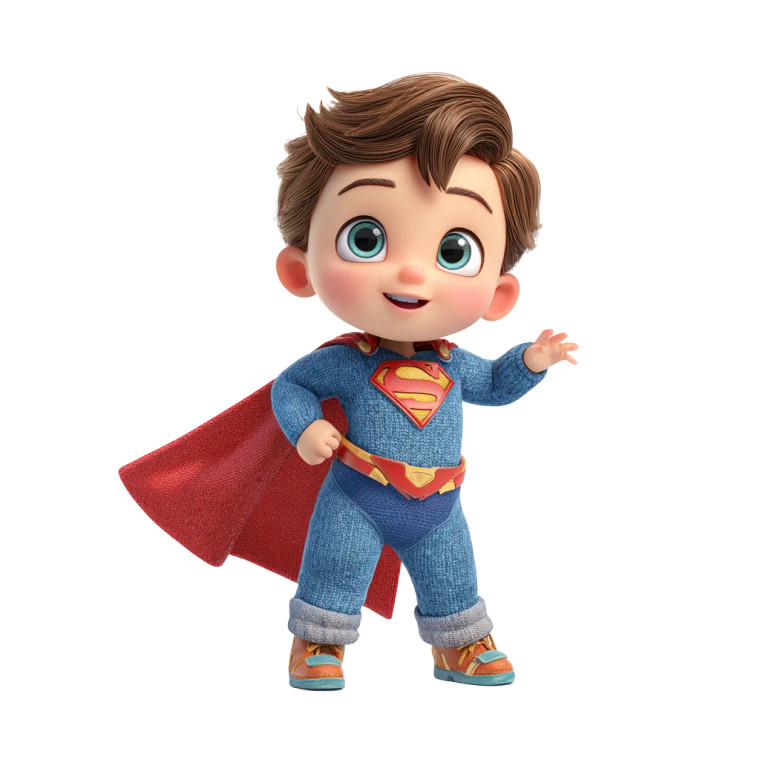 Baby Superman V2 Vinyl Car Decal Sticker – Waterproof & UV-Resistant 