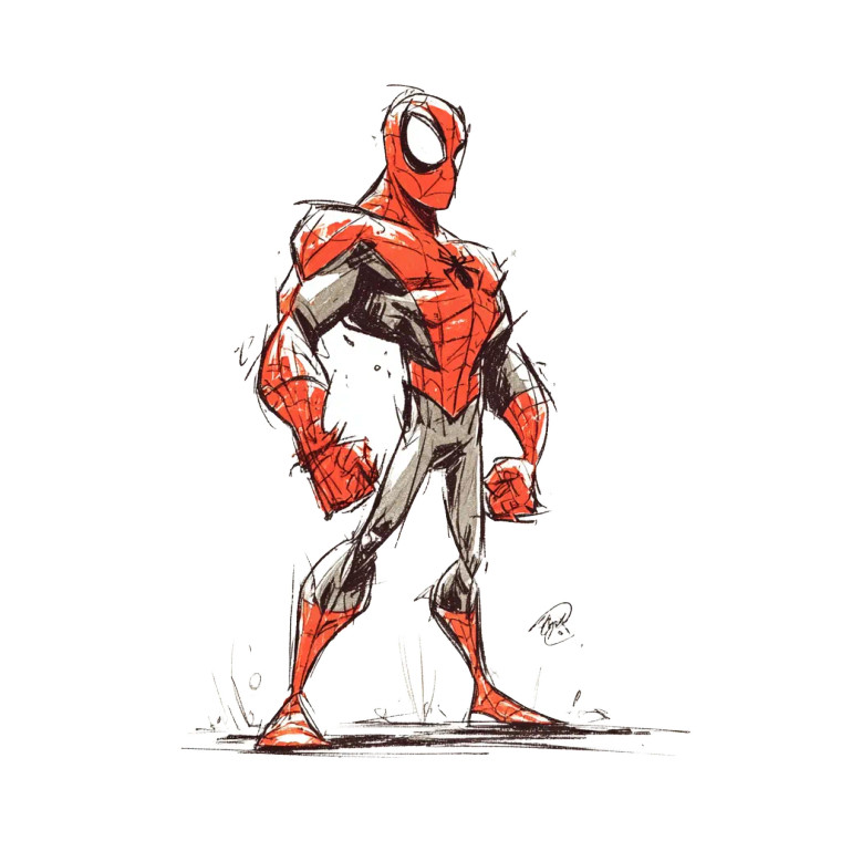 Spider-Man Cartoon Vinyl Car Decal Sticker – Waterproof & UV-Resistant 