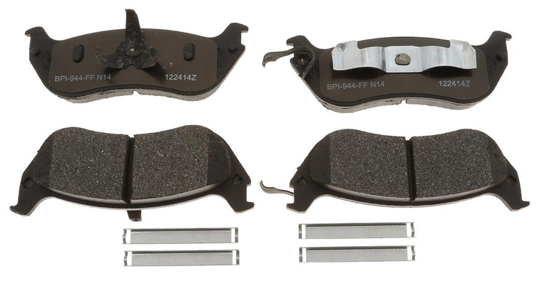 Raybestos Brakes Brake Pad MGD674MH R-Line; OE Replacement; Metallic; Includes Mounting Hardware