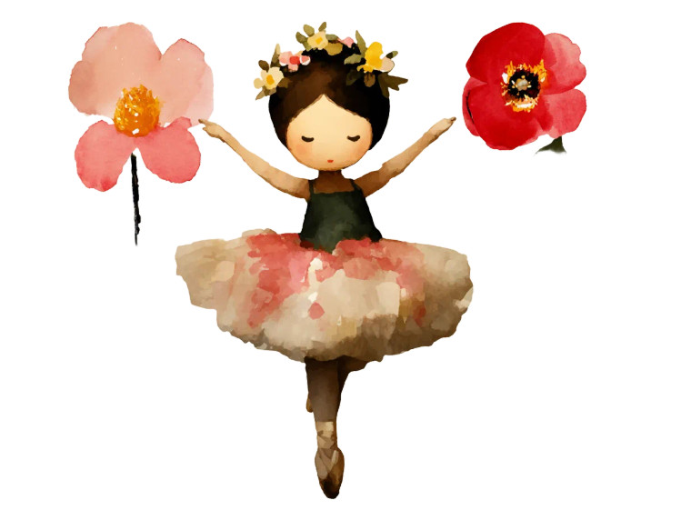 Ballet Fairy Vinyl Car Decal Sticker – Waterproof & UV-Resistant 