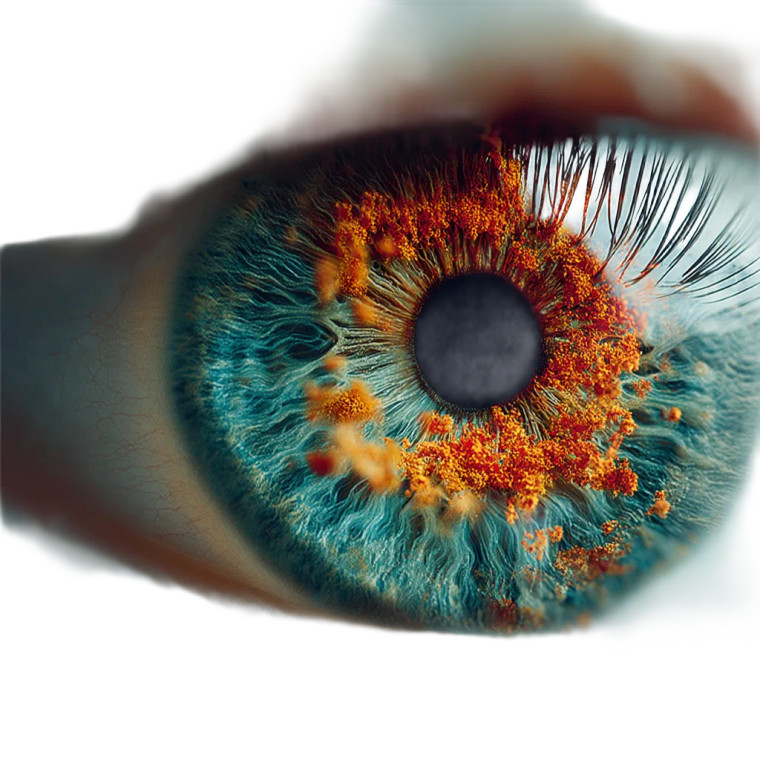 Macro Eye Vinyl Car Decal Sticker – Waterproof & UV-Resistant 