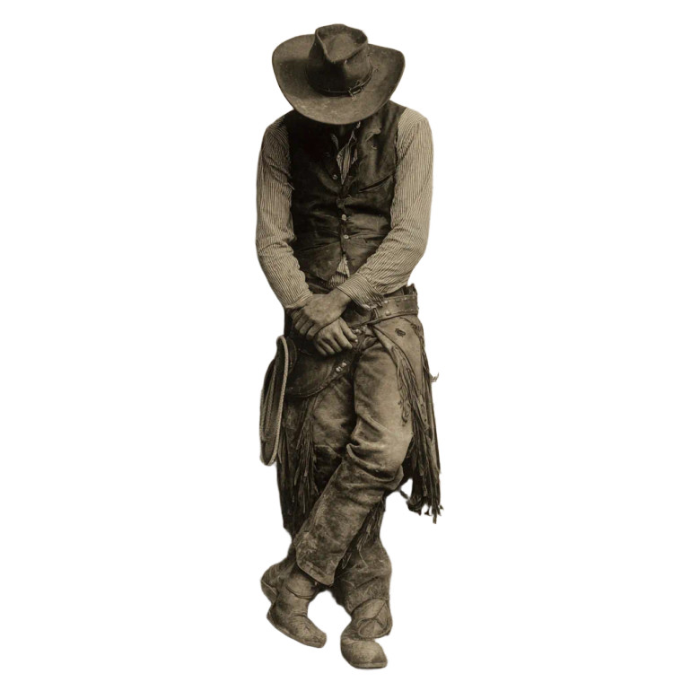 Mysterious Cowboy V2 Vinyl Car Decal Sticker – Waterproof & UV-Resistant 