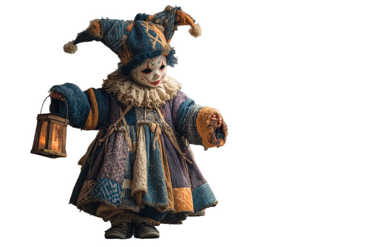 Mischievous Joker Child Vinyl Car Decal Sticker – Waterproof & UV-Resistant 