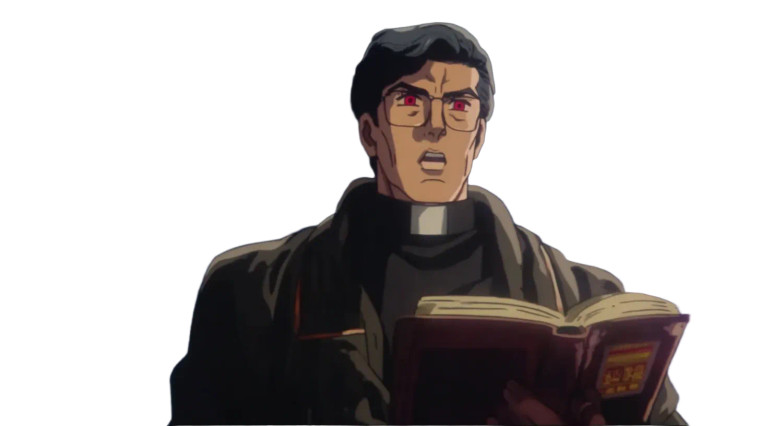 Pastor With Bible Vinyl Car Decal Sticker – Waterproof & UV-Resistant 