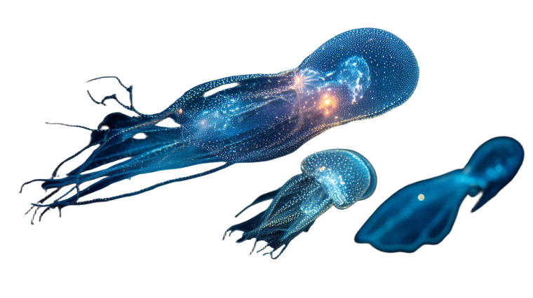 Bioluminescent Deep Sea Vinyl Car Decal Sticker – Waterproof & UV-Resistant 
