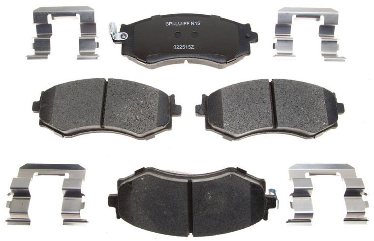 R-Line Ceramic Brake Pads | Fits 1989-2006 Infiniti G20, Nissan Axxess, 240SX, Sentra, Stanza | Includes Mounting Hardware