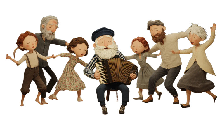 Melancholic Sailor Musician Vinyl Car Decal Sticker – Waterproof & UV-Resistant 