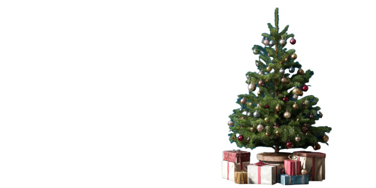 Christmas Tree V3 Vinyl Car Decal Sticker – Waterproof & UV-Resistant 