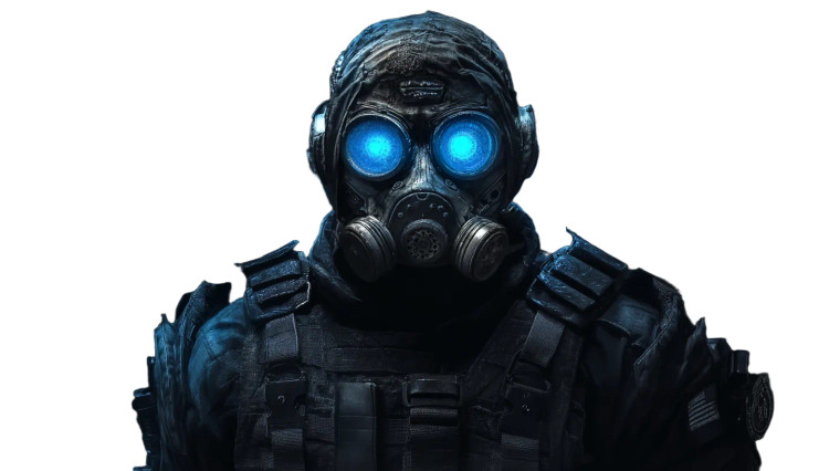 Sci-Fi Mercenary Vinyl Car Decal Sticker – Waterproof & UV-Resistant 