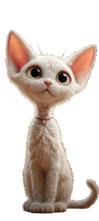 Devon Rex Cat Vinyl Car Decal Sticker – Waterproof & UV-Resistant 10.8