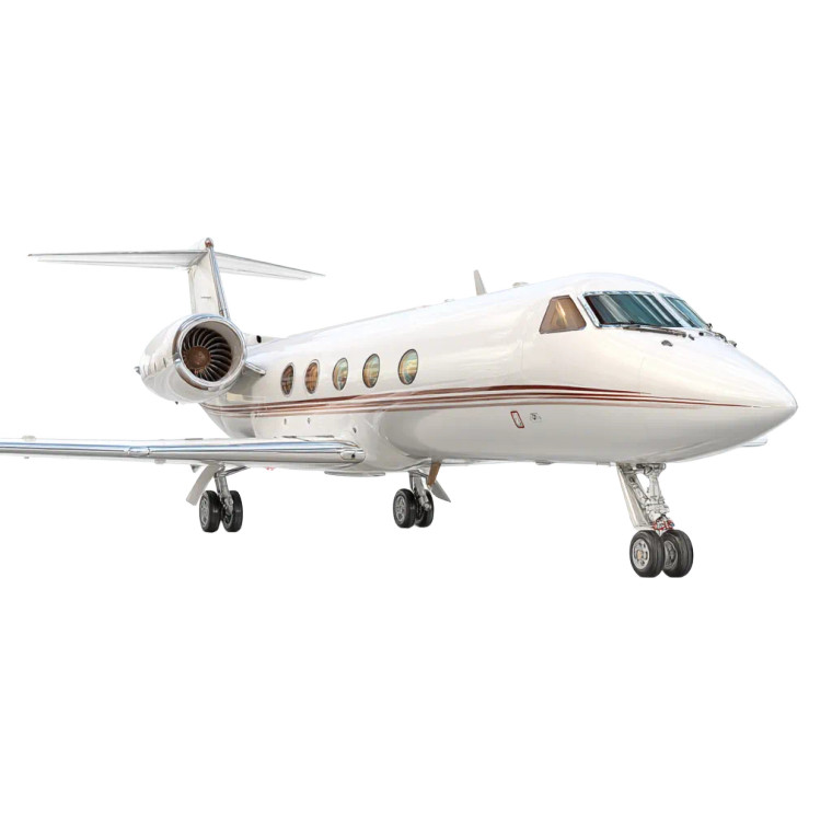 Luxury Private Jet Vinyl Car Decal Sticker – Waterproof & UV-Resistant 3.4133333333333336"