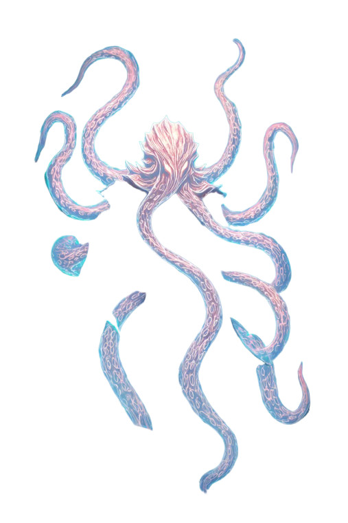 Eldritch Monster Tentacles Vinyl Car Decal Sticker – Waterproof & UV-Resistant 8.96"