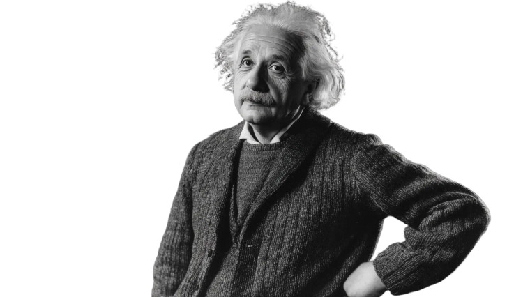 Confused Einstein Vinyl Car Decal Sticker – Waterproof & UV-Resistant 5.4