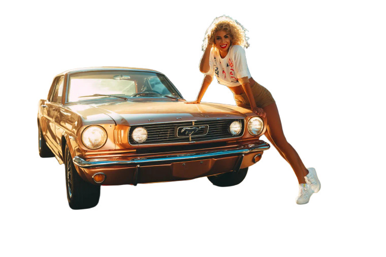 Golden Hour Fashion Vinyl Car Decal Sticker – Waterproof & UV-Resistant 2.986666666666667"