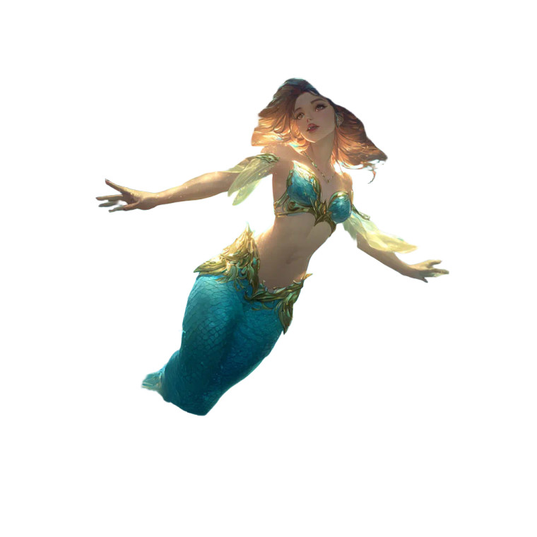 Luminous Mermaid Vinyl Car Decal Sticker – Waterproof & UV-Resistant 6.826666666666667"