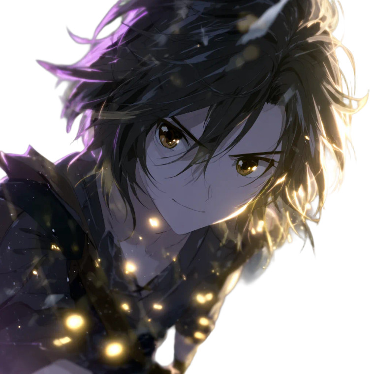 Anime Boy Portrait V5 Vinyl Car Decal Sticker – Waterproof & UV-Resistant 6.826666666666667"