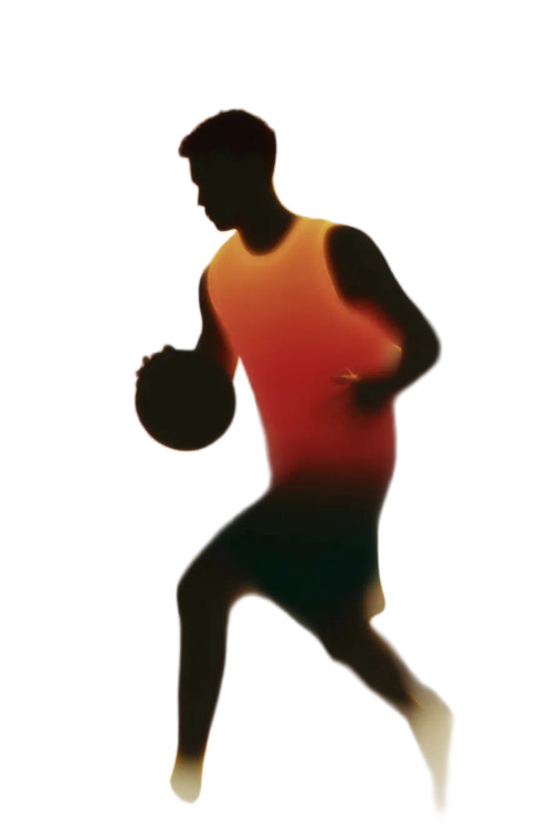 Basketball Silhouette Sunset Vinyl Car Decal Sticker – Waterproof & UV-Resistant 8.96"